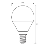 LED крушка Vivalux CAMEO GCL - Е14 W / 5 W
