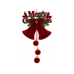 Кадифена Коледна декорация Christmas bells