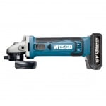 Ъглошлайф WESCO WS2941  18V LiIon 2Ah  115мм  8800 min-1