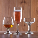 Комплект стъклени чаши за шампанско UNIGLAS Kouros - 185 мл