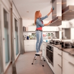 Двураменна алуминиева стълба-стъпало KRAUSE TREPPY 130013 - 2 × 2