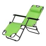 Сгъваем градински шезлонг / релакс стол - СВЕТЛОЗЕЛЕН