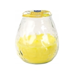 Градинска свещ в стъклен свещник с аромат на ЦИТРОНЕЛА AURA Candles S70-86