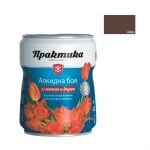 Алкидна боя Практика 650 мл. Алкидна боя Практика 650 мл. кафява
