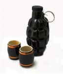 Керамичен сервиз за алкохол - граната + чашки
