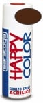 Акрилен спрей Happy Color Saratoga 400 мл. Спрей Тъмен кестен RAL8011