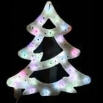 LED разноцветна елха