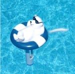 Плуващ термометър за басейн-Бял мечок