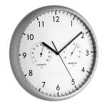 Стенен часовник с термометър и хигрометър