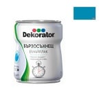 Бързосъхнещ емайллак за дърво и метал Dekorator Бързосъхнещ емайллак за дърво и метал Dekorator син