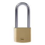 Месингов катинар Yale Y110B/50/166/1 с дълга скоба