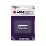 Батерия AGFAPHOTO Lithium Extreme CR123A / 3 V