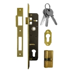 Секретна брава MMS 85 × 35 с патрон 63 мм и 3 броя ключове в блистер опаковка