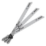 Нож за прободен трион T101BR HCS clean for WOOD Bosch - 3 броя