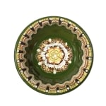 Традиционна керамична купа - ЗЕЛЕНА