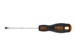 Права отвертка Slotted на NEO Tools / 100 мм Права отвертка Slotted на NEO Tools / 100 мм - 4 мм