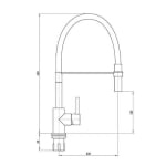 Стоящ смесител за кухня Сан Ремо Forma Vita