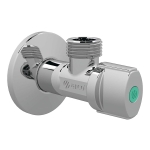 Ъглов спирателен кран за бойлер ARCO A-80 с X-Flow Thermo Anti Calc - 1/2" × 1/2"
