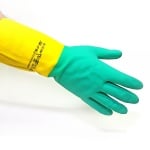 Цветни работни ръкавици 2L P-P 9