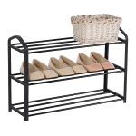 Metal shoe rack ALFA - 3 levels