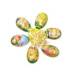 Висящи декоративни великденски яйца от хартия