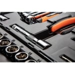 Комплект гедоре ½ ¼ 100 части Neo Tools