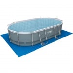 Сглобяем овален басейн с филтърна помпа BESTWAY Power Steel - 488 х 107 х 305 см