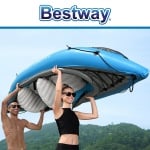 Надуваем двуместен каяк Cove Champion X2 BESTWAY - 331 x 88 см