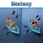 Надуваем двуместен каяк Cove Champion X2 BESTWAY - 331 x 88 см