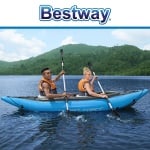 Надуваем двуместен каяк Cove Champion X2 BESTWAY - 331 x 88 см