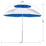 Плажен чадър с UV защита LIFEGUARD