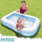 Правоъгълен бебешки надуваем басейн INTEX - 166 х 100 х 25 см