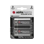 Батерия AGFAPHOTO Alkaline Ultra LR20 / 1.5 V - 2 броя