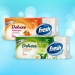 Тоалетна хартия FRESH Delux - 10 броя