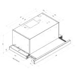 Аспиратор за вграждане Tesy SL403RW