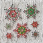 Коледни стикери - СНЕЖИНКИ