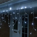LED Коледни лампички завеса за външна употреба - СТУДЕНА СВЕТЛИНА