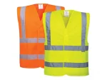 Светлоотразителен елек /жилетка HI-VIS - С 4 ЛЕНТИ