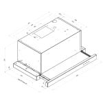 Аспиратор за вграждане Tesy SL401TB