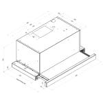 Аспиратор за вграждане Tesy SL402RB