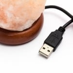 Хималайска солна лампа с USB