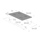 Печка за вграждане GORENJE BCP637E113X