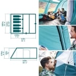 Палатка Pavillo Family Dome 6 Tent Bestway 68095 - ШЕСТМЕСТНА