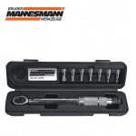 Комплект динамометричен ключ 5-25Nm 1/4“ Mannesmann - 8 части