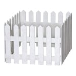 Декоративна дървена ограда White Wooden Nature W925