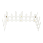 Декоративна дървена ограда White Wooden Nature W924