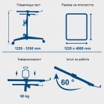 Повдигач за гипсокартон TBL400 Scheppach