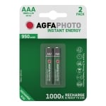 Презареждащи батерии AGFAPHOTO Instant AAА HR03 950 mAh - 2 броя