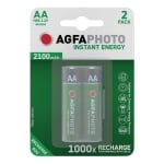 Презареждащи батерии AGFAPHOTO Instant AA HR6 2100 mAh - 2 броя