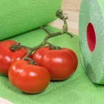 Двулицева домакинска хартия с една цветна и една бяла страна Renova - 120 къса / 2 пласта